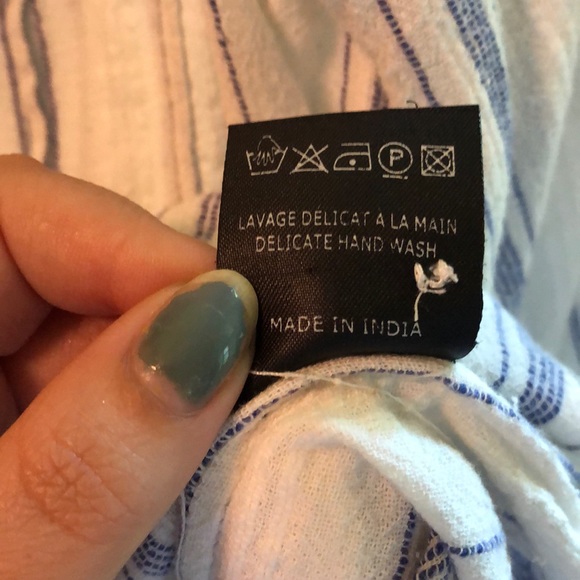 Isabel Marant Étoile cotton blue/white button down - Picture 6 of 7